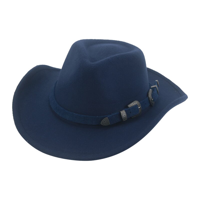 Sombrero de vaquero para hombre y mujer, sombrero de Cowboy para chica, sombrero de Cowboy occidental sólido Camel, banda ancha, accesorios,