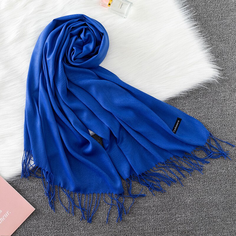 Sommer kvinner hijab skjerf tynne sjal og omslag dame solid kvinnelig hijab stoles lange kashmir pashmina foulard hodeskjerf