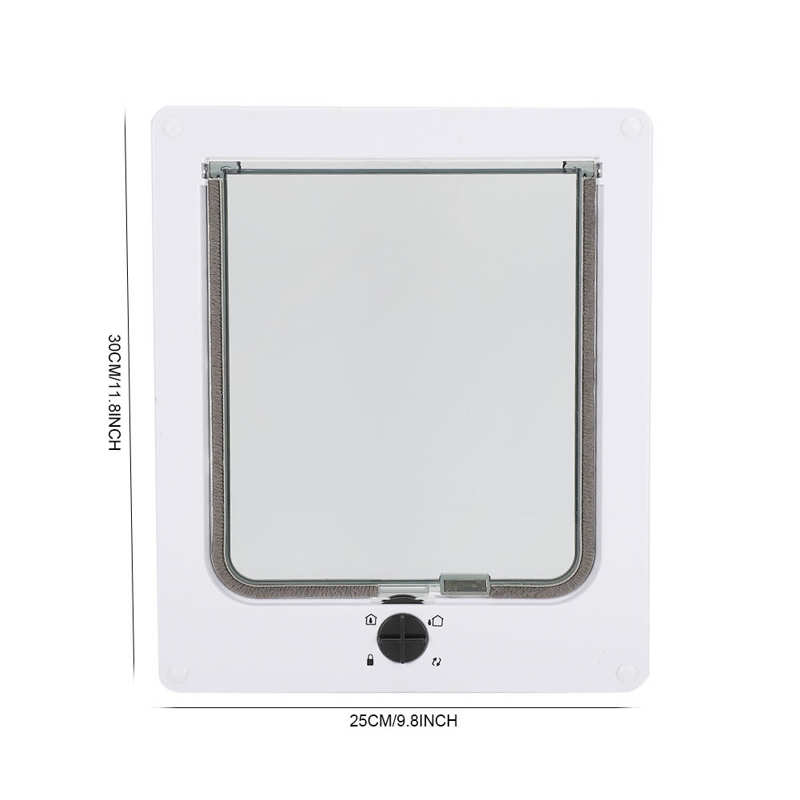 White Pet Door Screen Pet Door for Cats Dogs