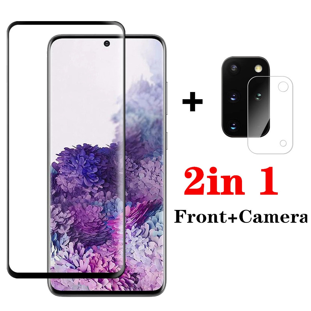 2-In-1 Gehard Glas Voor Samsung Galaxy S20 Fe S21 S20 Plus Ultra Camera Lens En Scherm protector Voor Samsung S20Fe S 21 Film