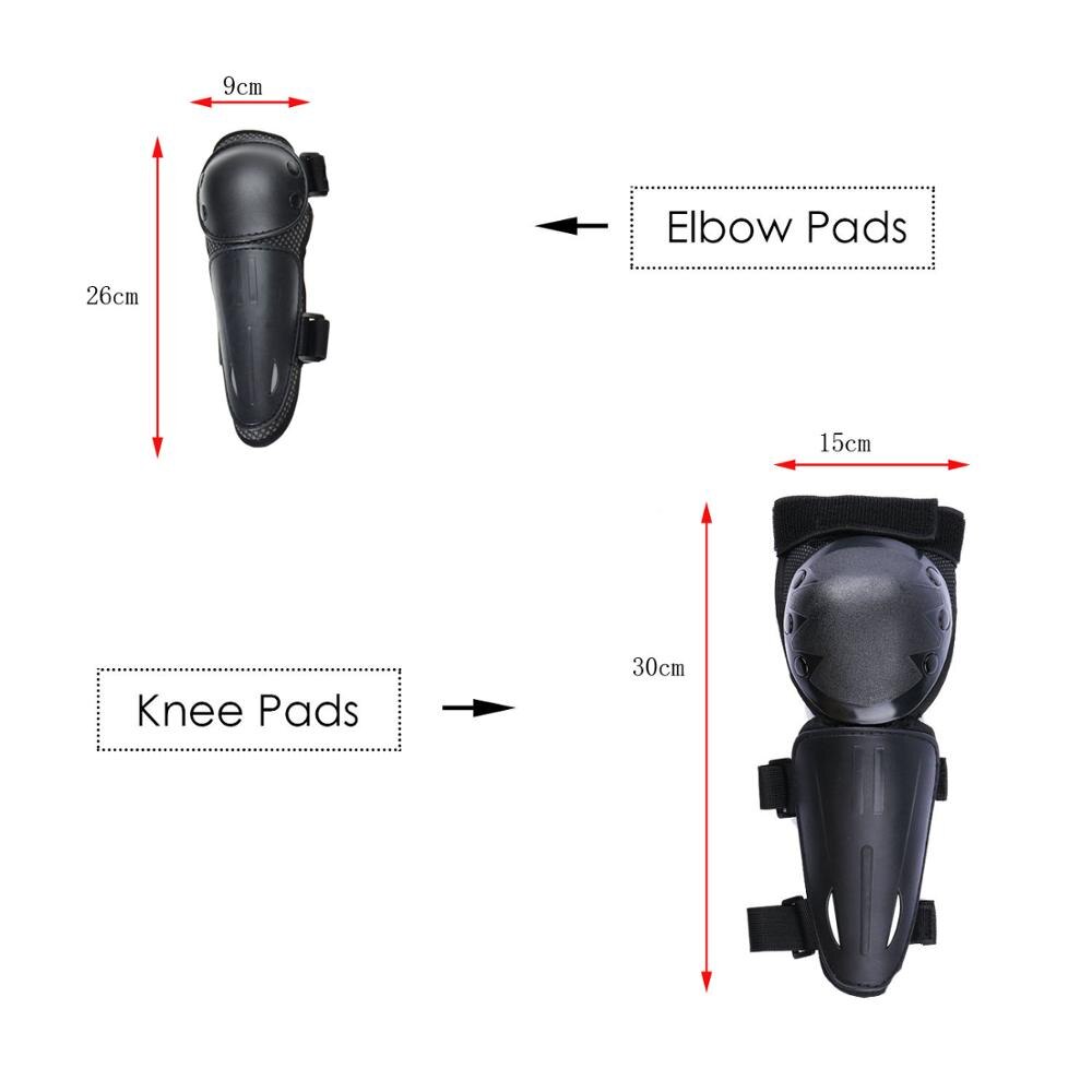 Skuter dla dzieci na kolana ochraniacze na łokcie motocyklowe narciarskie snowboard łyżwa kolana ochraniacze na łokcie ochraniacze4PC zestaw