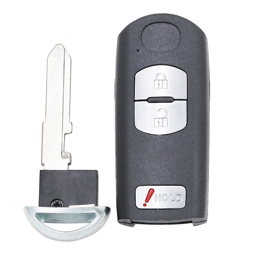 2+1 Button 3 Button 3+1 Button 4 Button Replacement Remote Key Shell Case Fob For Mazda 3 5 6 CX-7 CX-9 with insert key