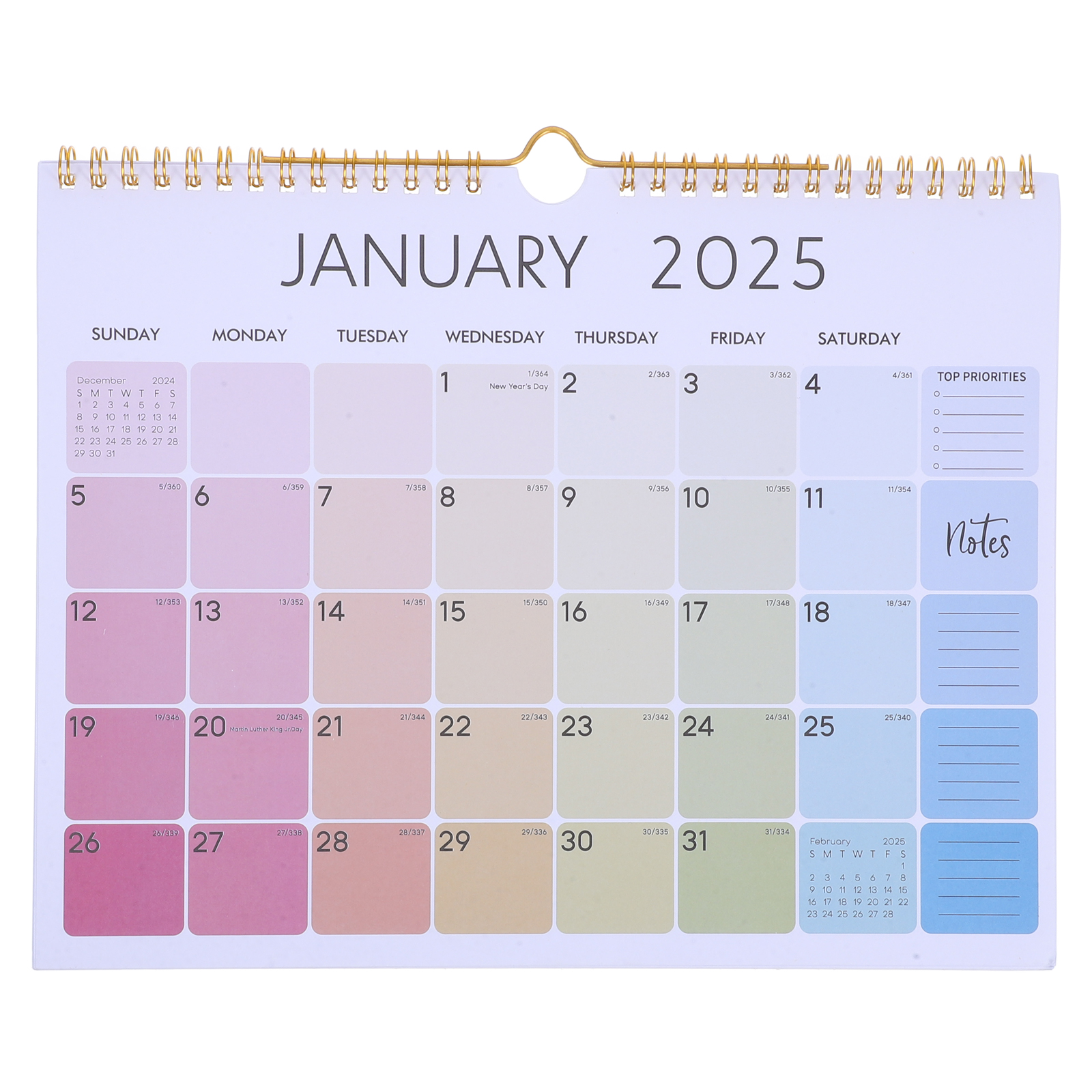Sturdy Wall Calendar Yearly Desk Calendar Aesthetic Monthly Planner Office Family Calendar Student School Calendar