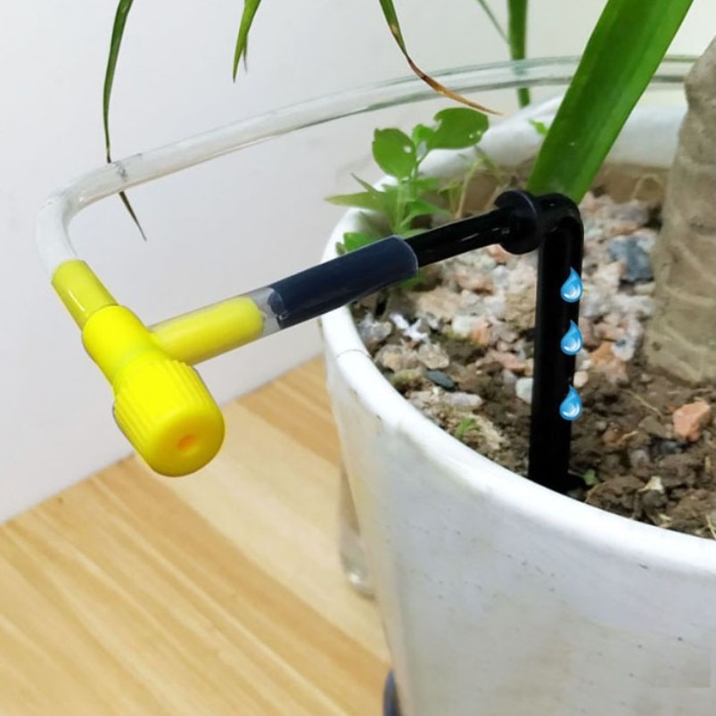 5 Pcs Indoor Plants Automatic Adjust Drip Irrigation Watering System Travel Home Office Pot Waterer