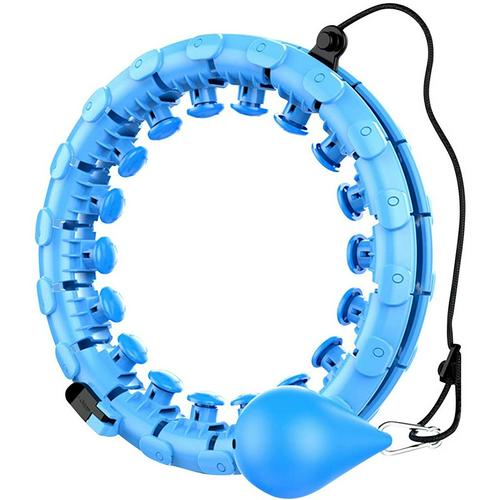 ABS Rosa Blau Lila Sport Band Körper Gebäude 24 Knoten Einstellbare 360 umgeben Mit Ball Fitness Massage ÜSpund Zubehör: Blau