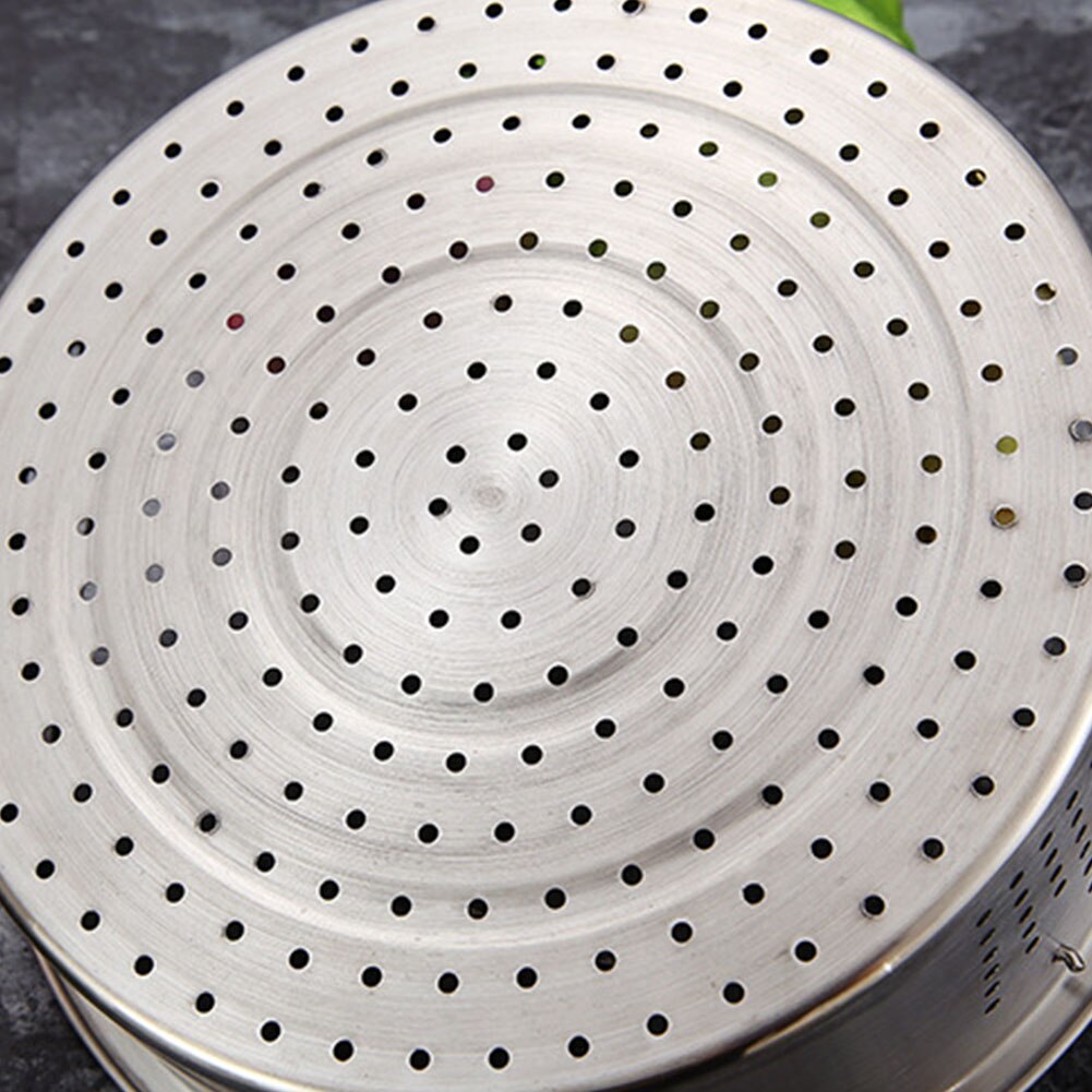 Separador para cocinar verduras, conjunto separador de alimentos duradero, práctico, accesorio de olla, divisor de canasta con rejilla, de acero inoxidable, extraíble