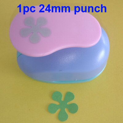 Perforadora de pétalos de espuma EVA para manualidades, cortador de papel con forma de flores, para manualidades y manualidades, DIY, para escuela, (3/8 ",5/8",1 ",2"): 1pc 24mm punch
