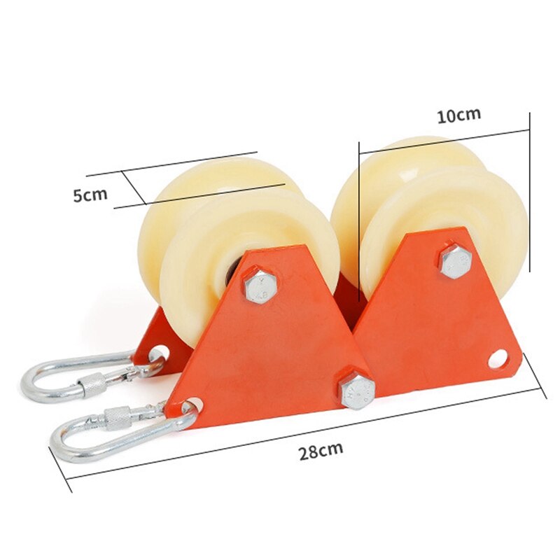 Rock Climbing Rope Edge Protector Rolling Rope Anchor Guard Roller Smooth Roofing Caving Mountaineering