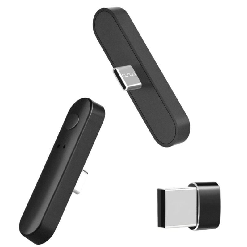 Bluetooth Transmitter 5.0 One with Two Type-C/USB Game Console Computer Wireless Bluetooth Audio Transmitter