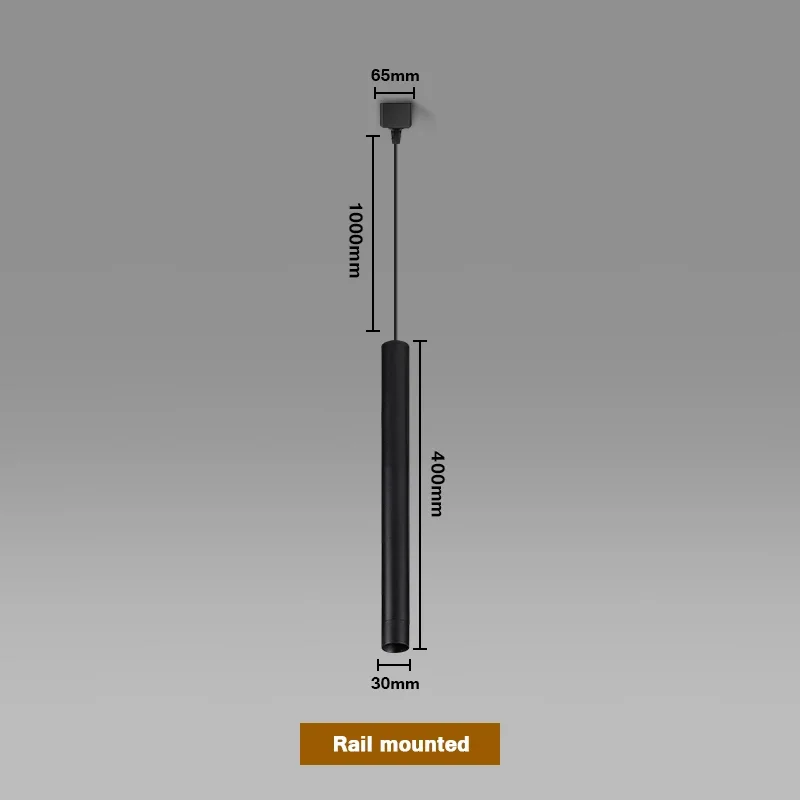 Luz de pista led luzes ponto cob lâmpada ferroviária 220v 110v luzes pingente teto loja roupas sala estar barra pendurado decoração iluminação: vermelho-escuro / 5w / CINZA