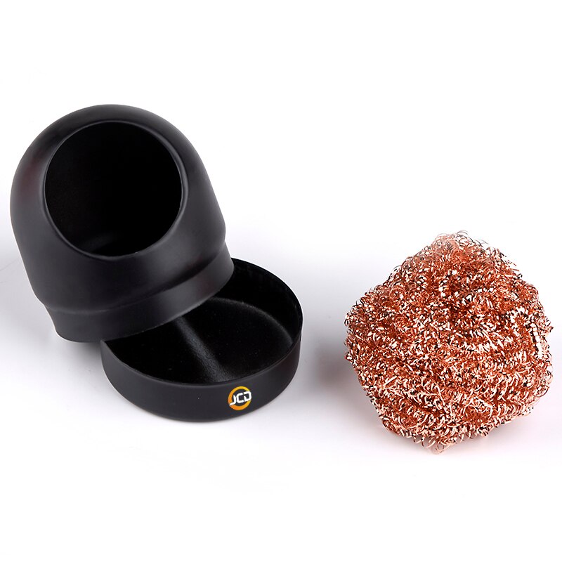 Jcd lödkolv spets rengöring nät filter svets löd munstycke renare koppartråd boll ren boll slagg låda rengöring boll