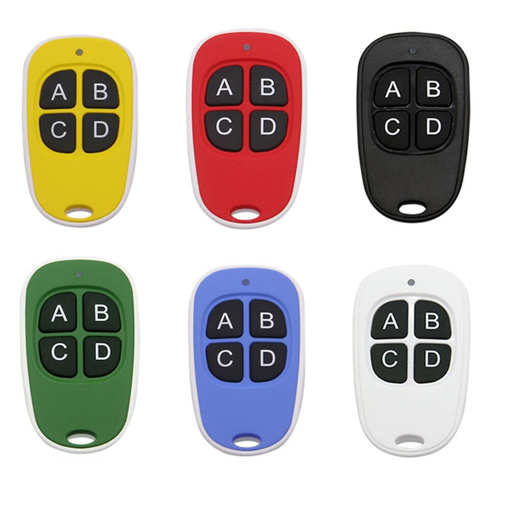 Garage Door Remote Control 433MHz 4 Keys Copy Universal Remote Control Cloning electric gate Remote Controller Duplicator Key