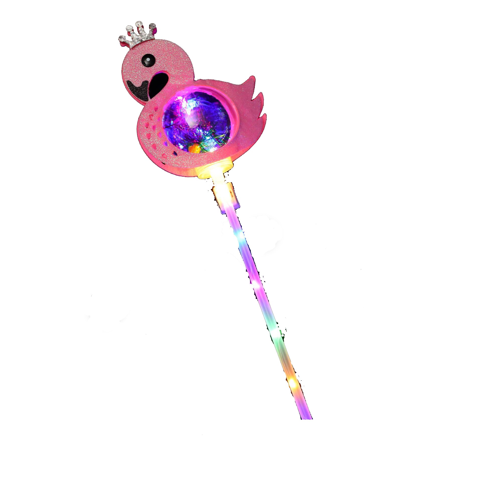 Farfalla incandescente altalena colorata Glitter palmare incandescente bastone Bobo Ball regalo per adulti per bambini