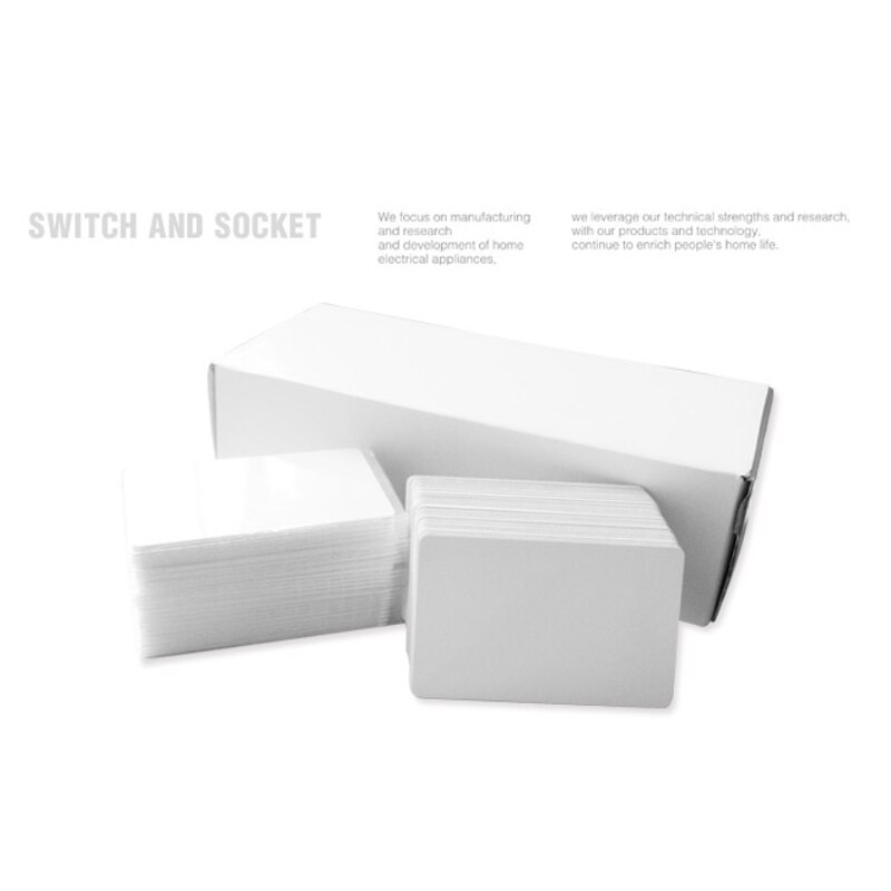 100pcs RFID card TK4100 125 KHZ RFID card EM Thick ID card suitable for access control and attendance cards