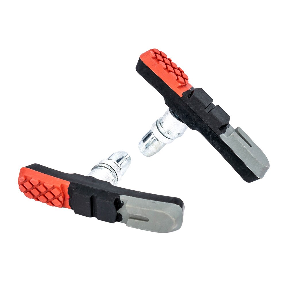 ZTTO Bicycle V Brake Pads Non-replaceable Brake Pads Color Brake Pads Bicycle Accessories Red Black Grey V Brake Bicycle Parts: Default Title