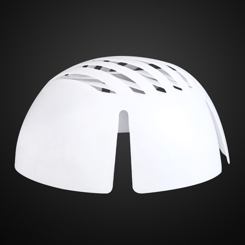 Breathable Helmet Shell Plastic ABS Outdoor Sports Anti-collision Strong Anti-high Pressure Safety Protection Helmet Hat: White