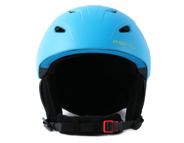 Vinter skihjelm til mænd og kvinder voksen ultralet varm sikkerheds hat pc integreret sne hjelm 55-61cm: Blå / 55-58cm