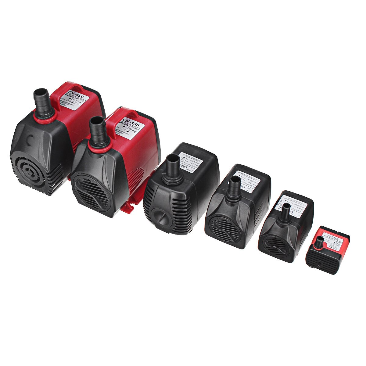 50Hz Adjustable Flow Water Pump Fish Tank Ultra Silent Submersible Fountain Pond Aquarium Water Pump 3/8/15/25/45/65W