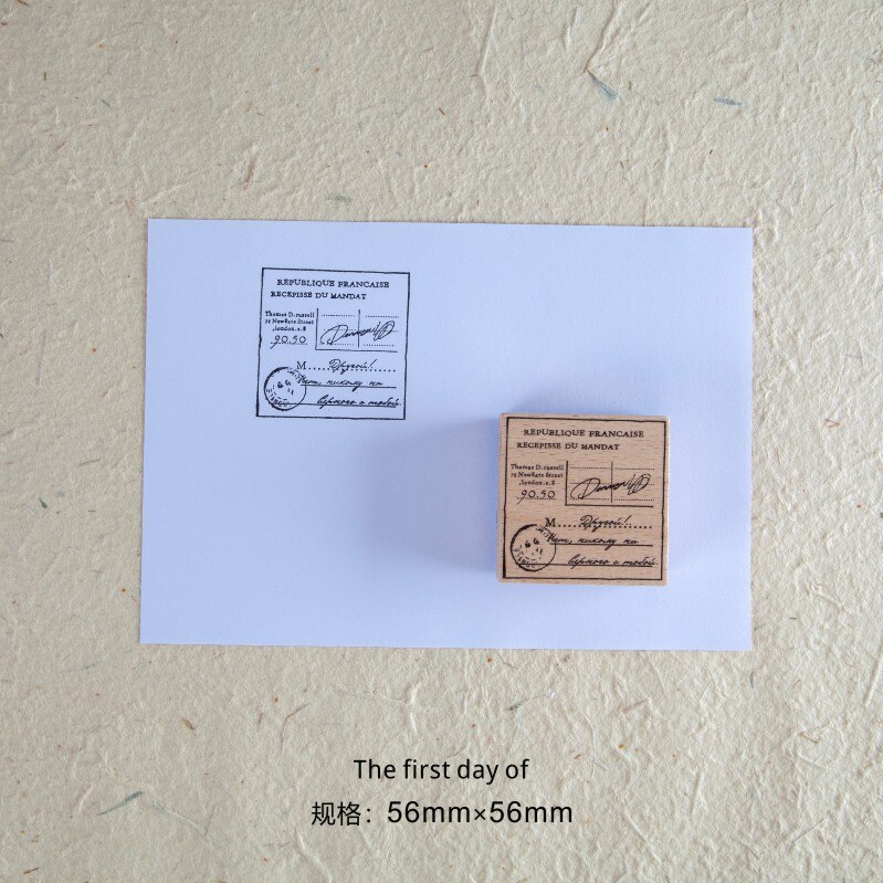 årgang personlig brev beste ønsker notater stempel diy tre gummistempler til scrapbooking skrivesaker scrapbooking standard stempel: C