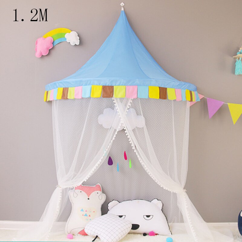Moustiquaire décorative murale suspendue pour bébé | Tente de lit, tente de jeux pour enfants, maison de la tente de jeux, rideau pour berceau, pour enfant en bas âge: 2