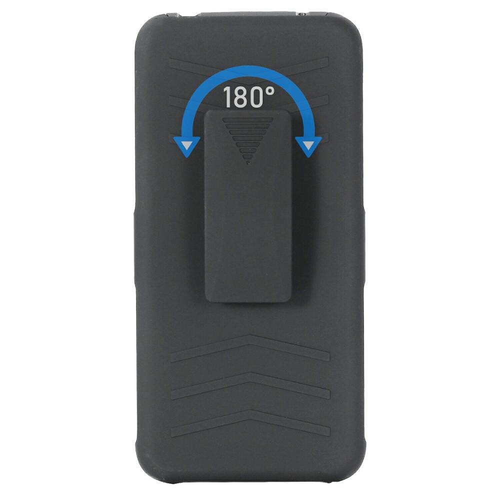 Resistente à prova de choque cinto clipe caso armadura para huawei y9 y7 y6 y5 y3 2018 kickstand capa coldre