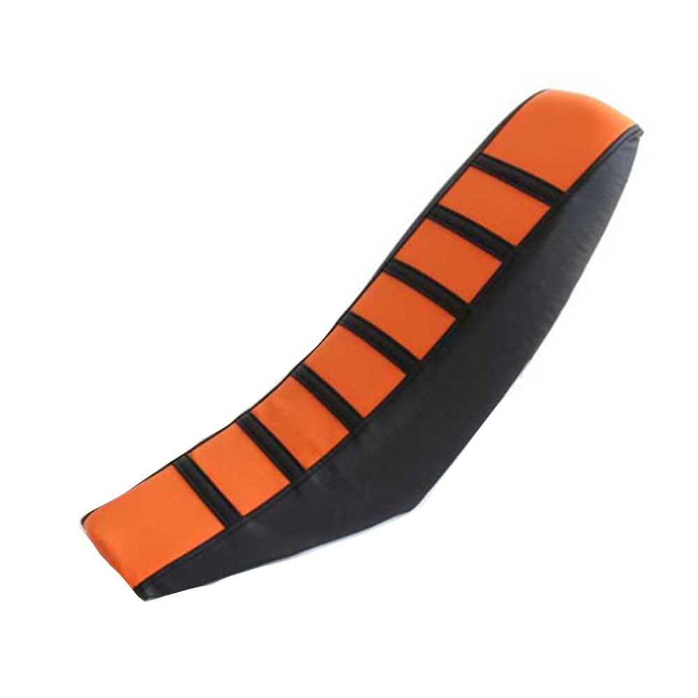 Funda para asiento de moto de PVC antideslizante y gruesa de PVC para moto de cross Bike, funda para cojín, pinza suave Universal duradera para Yamaha: orange