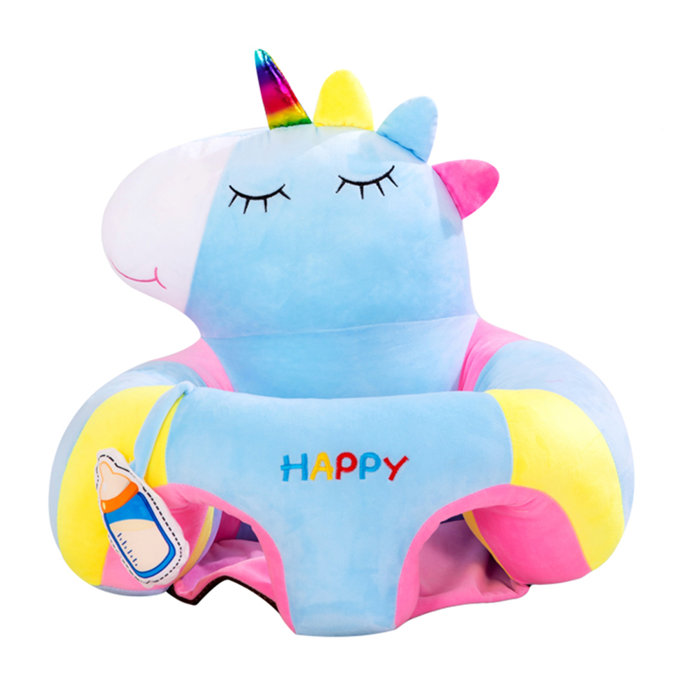 Cartoon Dier Baby Sofa Cover Leren Sit Stoel Case Zonder Katoen Opgeblazen Geen Vulling: D