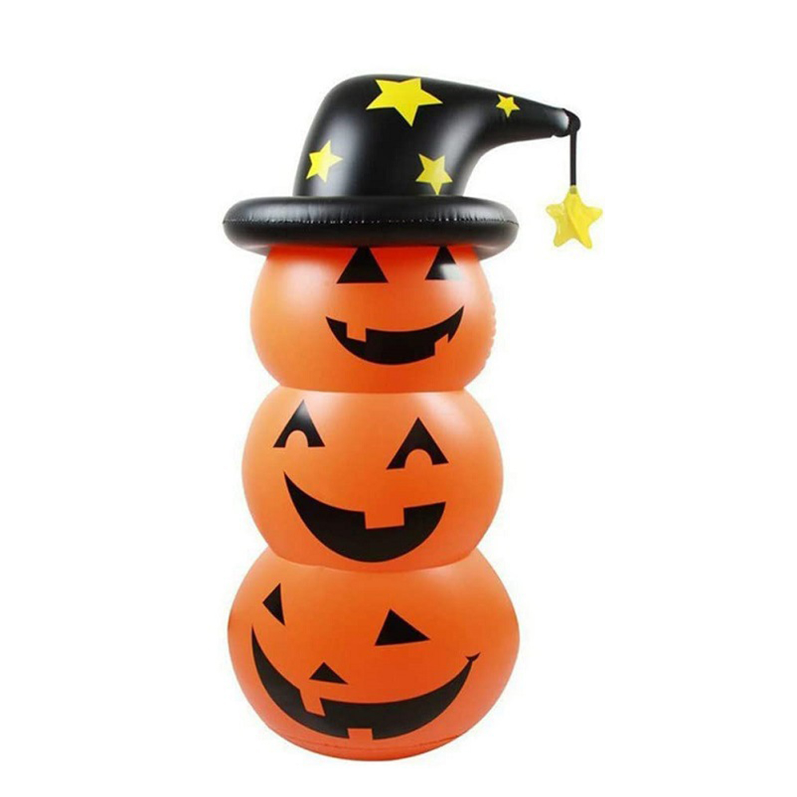Halloween Home Decoratie Opblaasbare Speelgoed Pompoen Tumbler 4.6Ft Halloween 3 Pumpinks Gestapeld Blow Up Decor