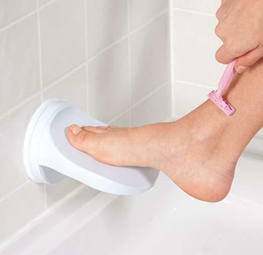 Veiligheidszuiger badkamer antislip voetensteun houder zuignap geen noodzaak om te bukken douchemat zuignap