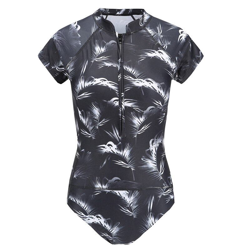 Badeanzug PRINTED ESSENTIALS ONE-PIECE Schwarz Dames