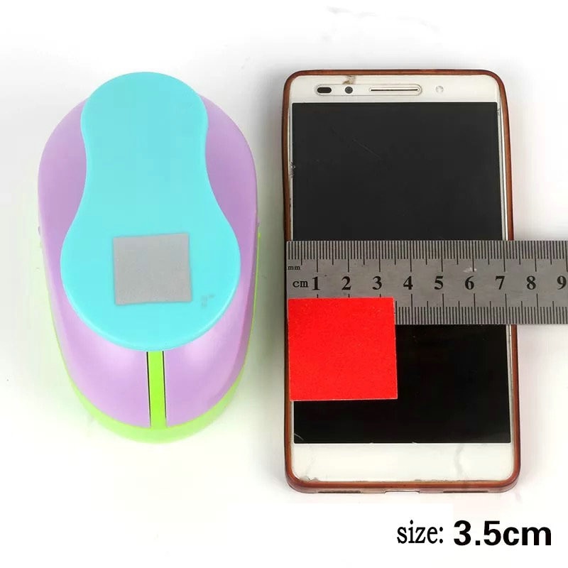 1.5cm-4.5cm square shape of craft punch paper punches scrapbooking puncher DIY handmade punchers EVA foam punch paper cutter