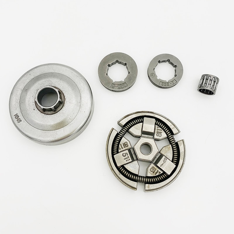 Hunduro. 325 passo-7 dentes 8 dentes conjunto de rolamento de roda dentada embreagem, compatível com husqvarna 55 51 50 peças de reposição de motosserra