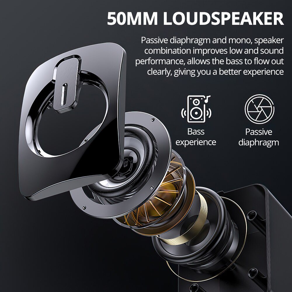 Computer Speaker 4D Surround Sound Mini Subwoofer Music Speaker for Laptop Notebook PC Phone Stereo Bluetooth Loudspeaker