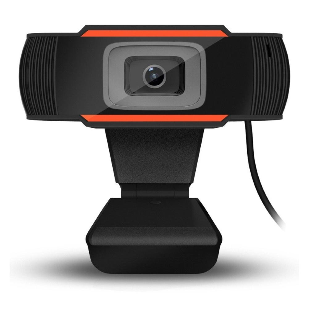 Webcam  hd 1080p webcam microfoon usb autofocus video micro webcam voor pc computer desktop xiaomi videoconferenties: Oranje