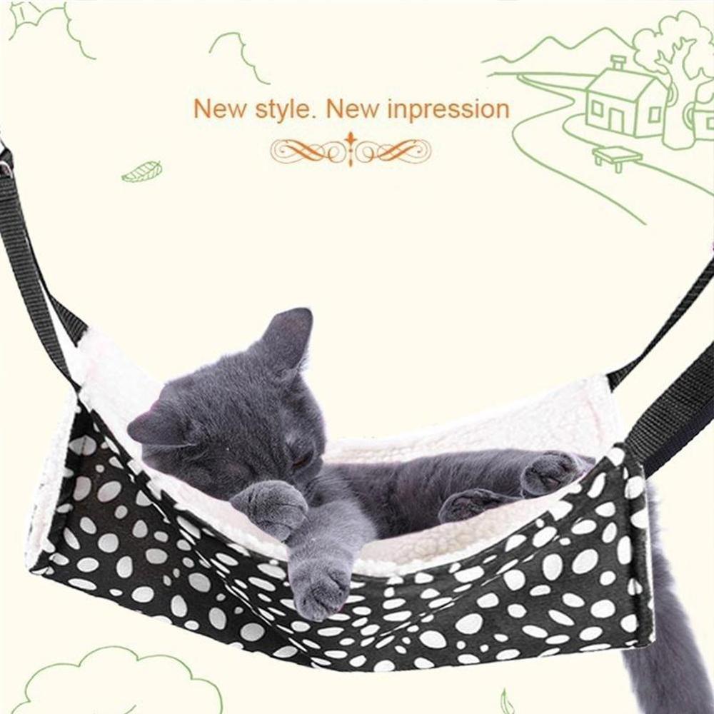 Gato hamaca de mascota suministros saco de dormir de gato transpirable jaula de doble cara disponibles manta de cama para gatos