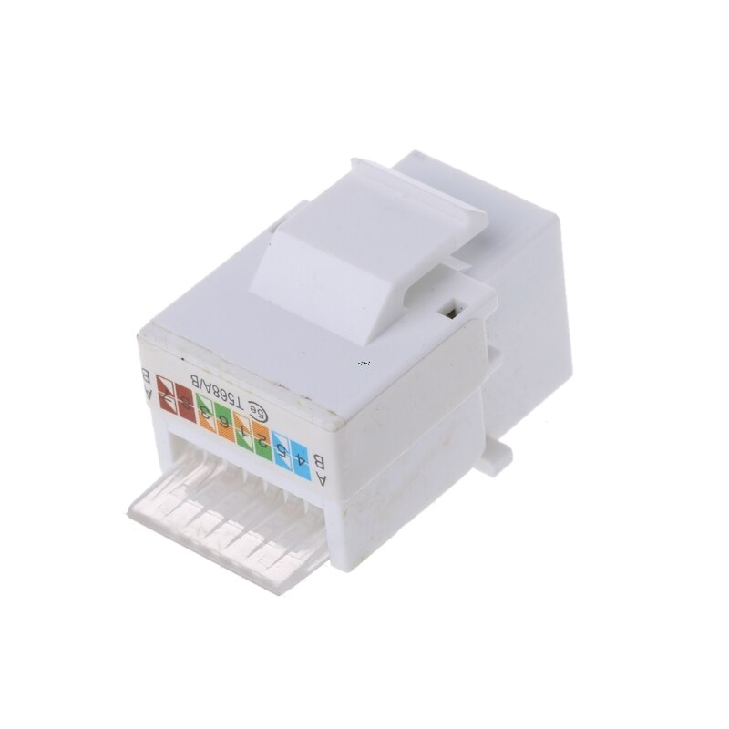 5pz gatto5E Modulo di Rete UTP attrezzo-libero RJ45 Adattatore del Cavo del Connettore per amp