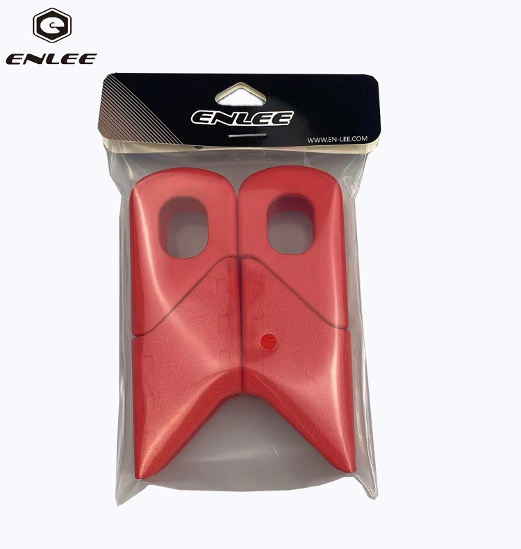ENLEE Mountain Bicycle Crank Protective Cover MTB Bike Crank Set Protective Crank Arm Cover Universal 4pcs/1set: Red