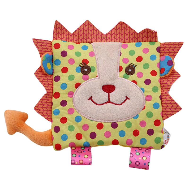 Neugeborenen Baby Beschwichtigen Handtuch Greifen Weiche Tröstlich Puppe Infant Spielzeug Baby Tier Plüsch Hand Handtuch Rassel Baby Spielzeug 0- 12 monate: Lion