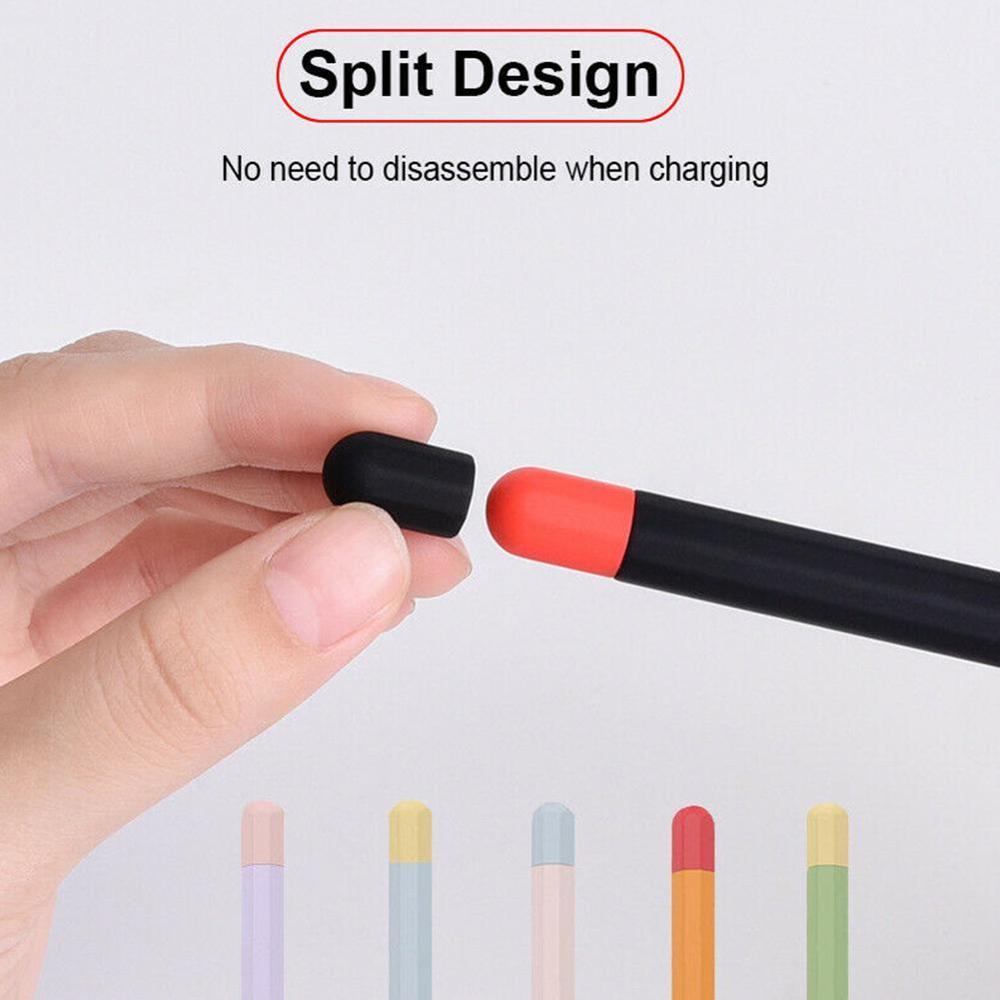 Schutzhülle Abdeckung Für Apple Bleistift 1/2 iPad 11 Weiche Haut Abdeckung Pro Bleistift Beutel Silikon Weichen Hülse Bunte Halter m7V0