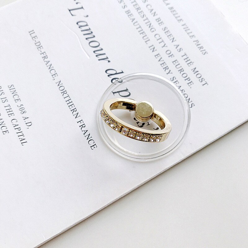 10Pcs Clear Mobiele Telefoon Strass Ring Houder Telefoon Cellulaire Ondersteuning Accessoires Telefoon Stand Socket Voor Alle Smartphone: 06