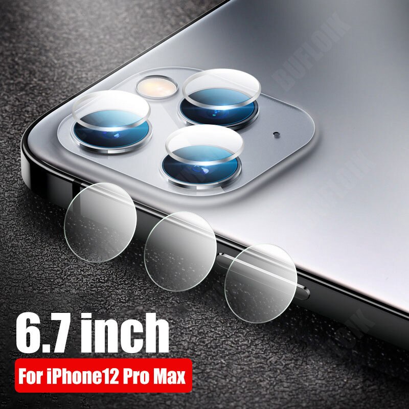 3Pcs Camera Bescherming Glas Voor Iphone 11 12 Mini Pro Max X Xr Xs Max Screen Protector Voor Iphone 11 Pro 7 8 Plus Se Lens Glas: For 12 Pro Max