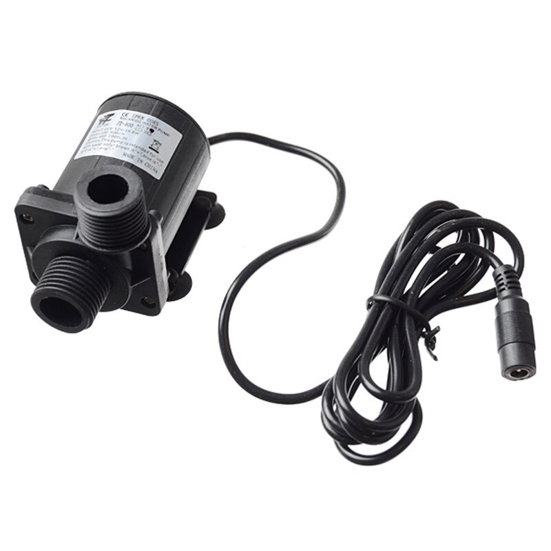 DC 12 V-24 V 1000L/H Warmtapwatercirculatiepomp Solar Waterpomp Borstelloze Motor 5.5m IP68