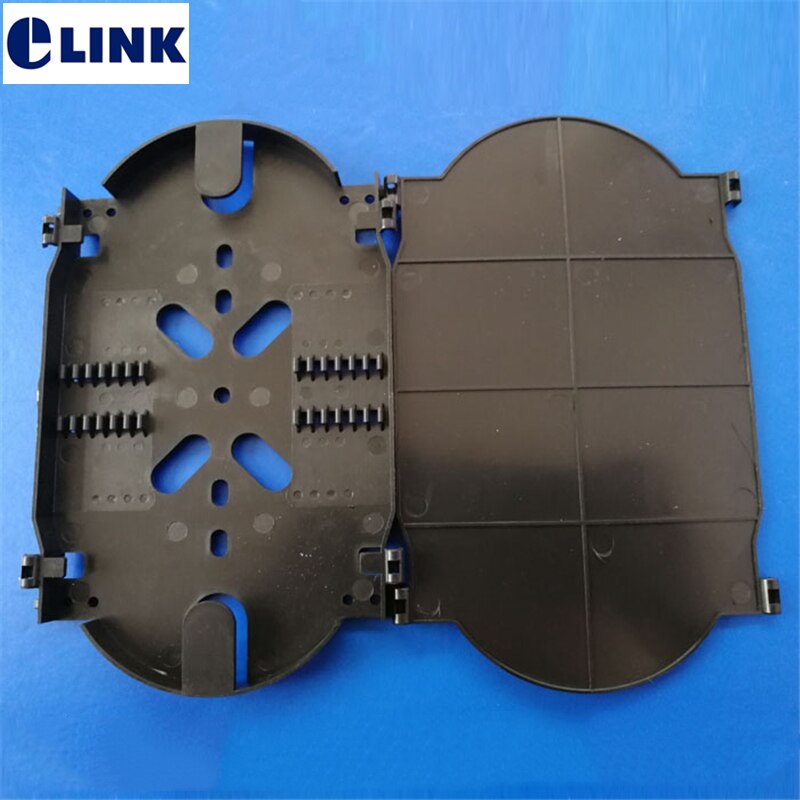20PCS 12 cores fiber splice tray black ftth cassette splice tray used in outdoor/indoor fiber optic distribute box