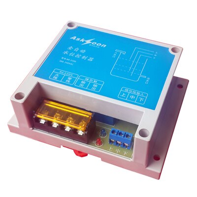 Automatic electronic float water level liquid level pool water tank water tower water pump pumping alarm switch controller: without probe