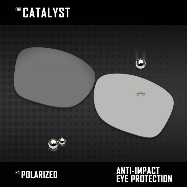 OOWLIT Lenses Replacements For Oakley Catalyst Sunglasses Polarized - Multi Colors: Grey Photochromic