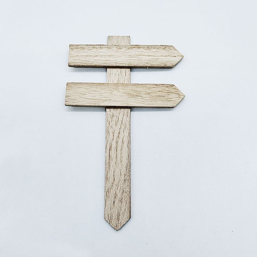 20Pcs Waterproof Garden Plants Label Multifunction Wooden Road Sign