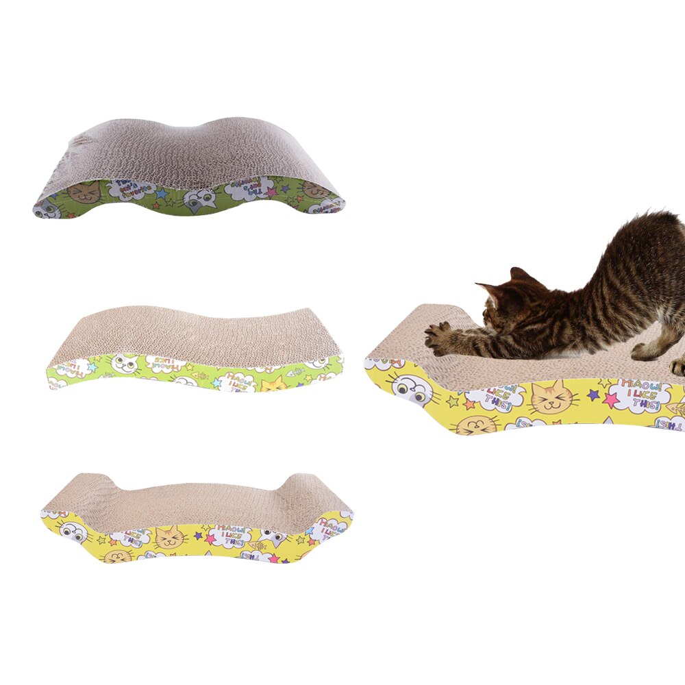 Cat Scratcher Bord Corrugated Paper Cardboard Furniture Protection Scratch
