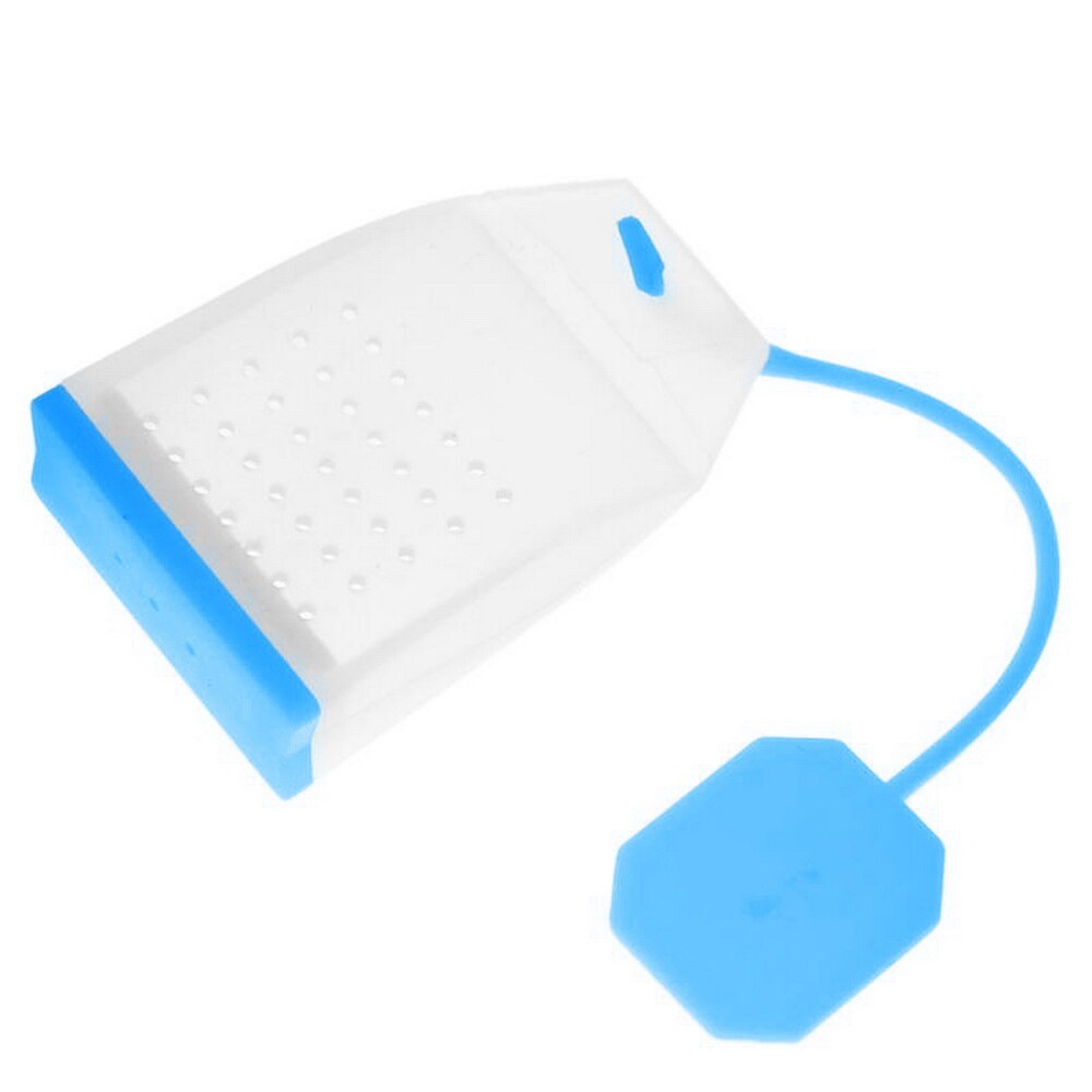 Food-grade Silicone Tea Bags Colorful Style Tea Strainers Herbal Loose Tea Infusers Filters Scented Tea Tools: blue