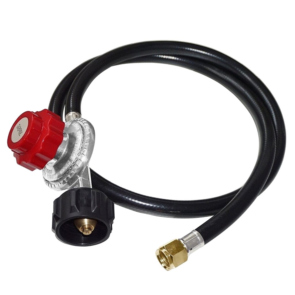 0-30 psi justerbar højtryks propan regulator med 4ft slanger til grill rv trailer autocamperbrænder hjem let at installere