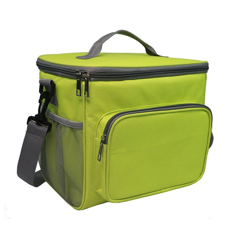 Insulation bag lunch bag portable ice pack aluminum foil ice pack picnic ice pack student lunch box ice pack lunch pack ice pack: Green